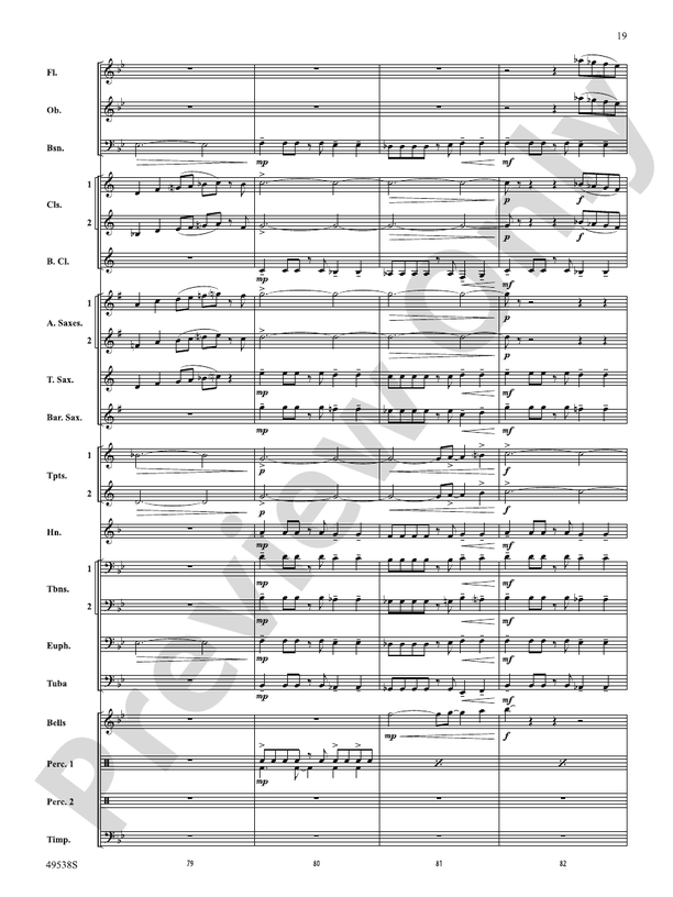 Stay Tuned - Concert Band Conductor Score & Parts (Digital Download)