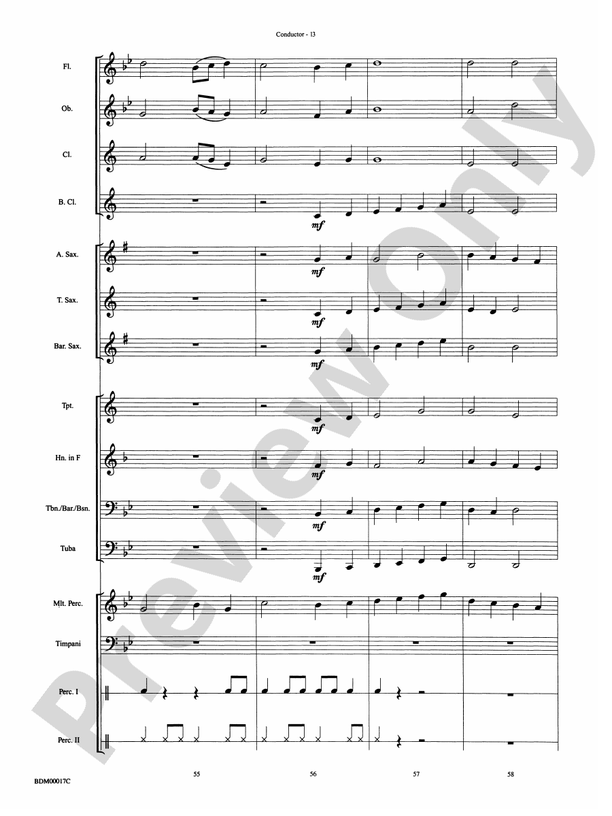 Tidings of Joy! - Concert Band Conductor Score & Parts (Digital Download)