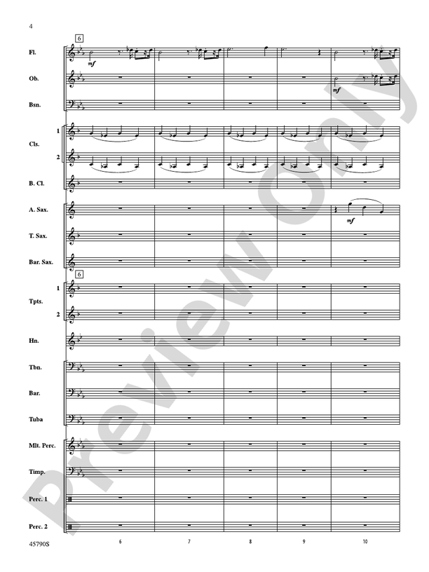 Ancient Curses - Concert Band Conductor Score & Parts (Digital Download)