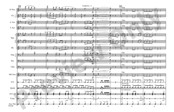 Die Young – Marching Band Conductor Score & Parts (Digital Download)