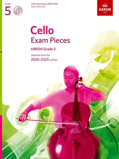 ABRSM Cello Exam Pieces (2020-2023) Grade 5 - Cello/Piano Accompaniment/CD ABRSM 9781786012371