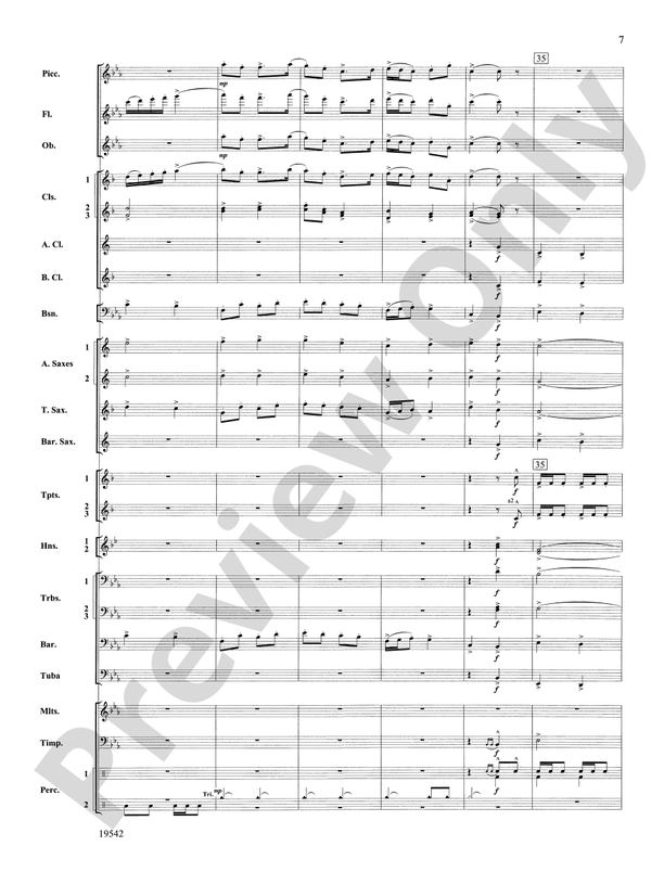 Chanteys - Concert Band Conductor Score & Parts (Digital Download)