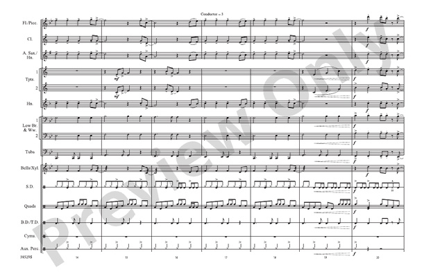 Last Friday Night (T.G.I.F.) – Marching Band Conductor Score & Parts (Digital Download)