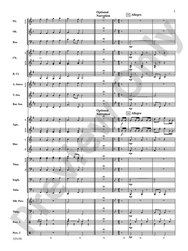 Reflections on "Ode to Joy" - Concert Band Conductor Score & Parts (Digital Download)