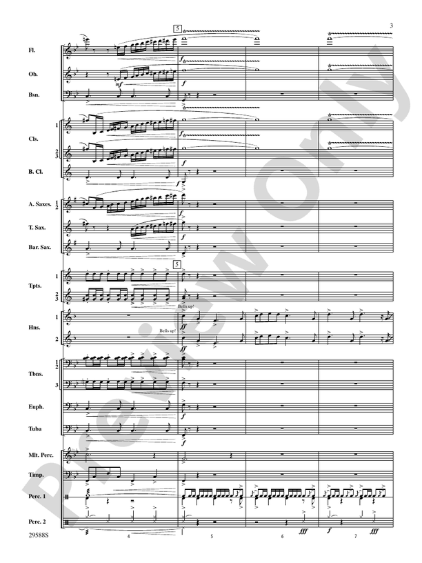 Three Concert Openers - Concert Band Conductor Score & Parts (Digital Download)