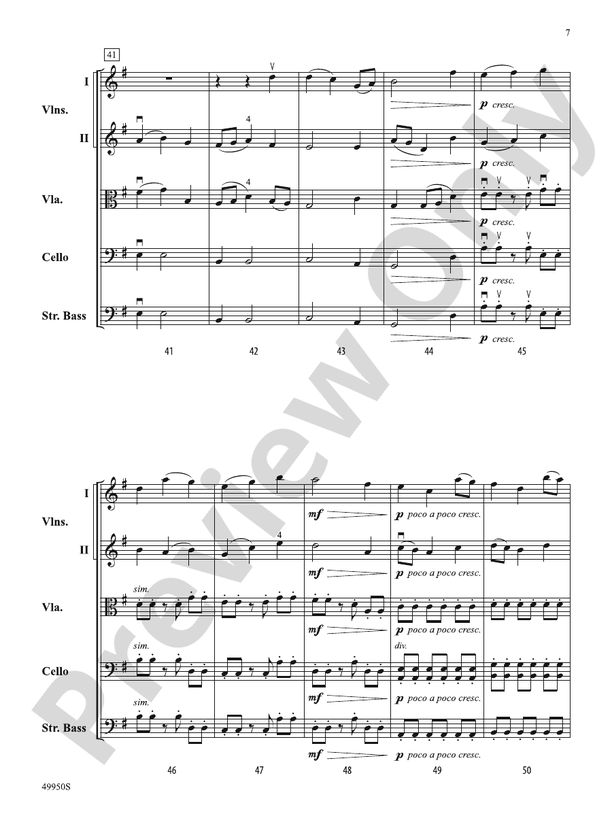 Skylight - String Orchestra Conductor Score & Parts (Digital Download)