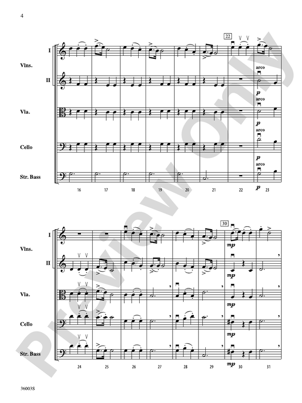 A Night at the Opera – String Orchestra Conductor Score & Parts (Digital Download)