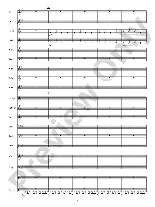 Into the Wolves' Den - Concert Band Conductor Score & Parts (Digital Download)
