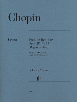 Chopin - Prelude in DbMaj Op28 #15 (Raindrop) - Piano Solo Henle HN854