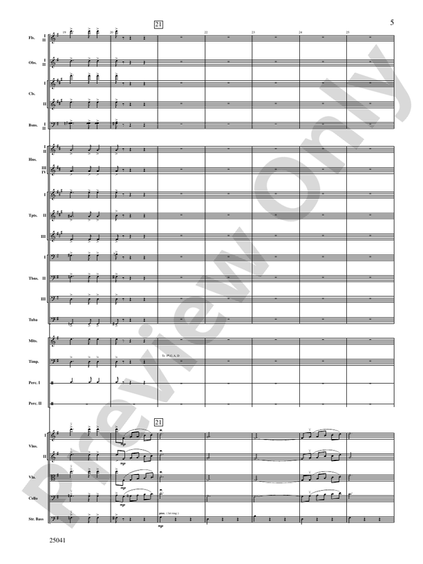 Mineola Waltz – Full Orchestra Conductor Score & Parts (Digital Download)