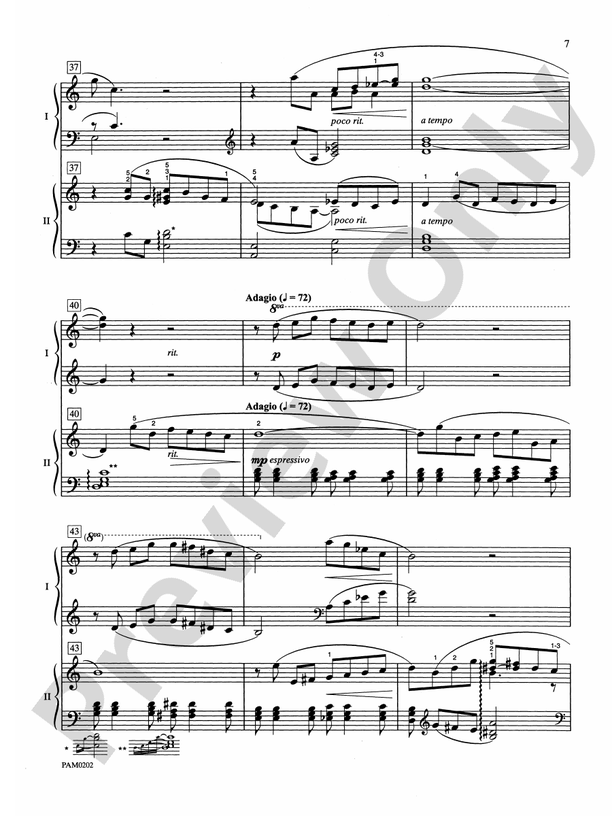 Blues Concerto - 2 Pianos, 4 Hands (Digital Download)