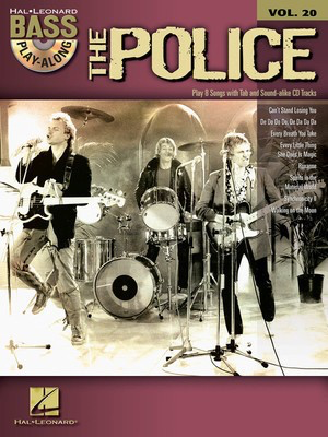 The Police - Bass Play-Along Volume 20 - Bass Guitar Hal Leonard Bass TAB with Lyrics & Chords /CD