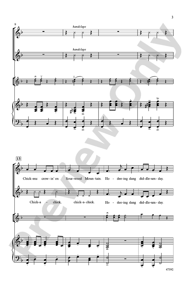 Fiddle Folk Tunes – 2-Part Choral Octavo (Digital Download)