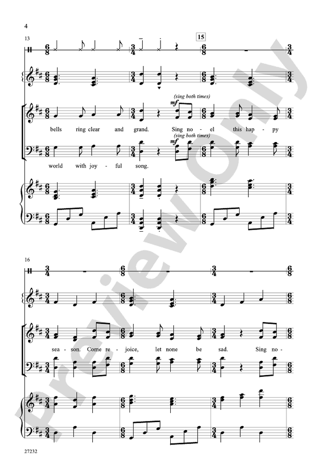 A Welsh Noel - SATB Choral Octavo (Digital Download)