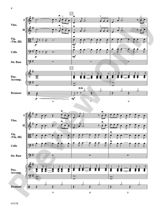 Carry On - String Orchestra Conductor Score & Parts (Digital Download)