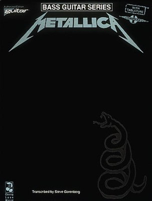 Metallica - Black - For Bass - Bass Guitar Cherry Lane Music Bass TAB