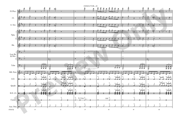 Believer – Marching Band Conductor Score & Parts (Digital Download)