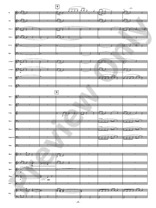 Broken Pieces - Concert Band Conductor Score & Parts(Digital Download)