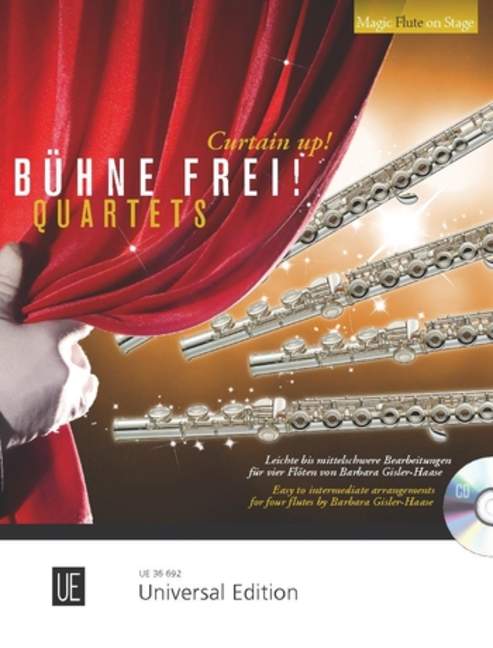 Curtain Up- Quartets for Flutes Book/CD