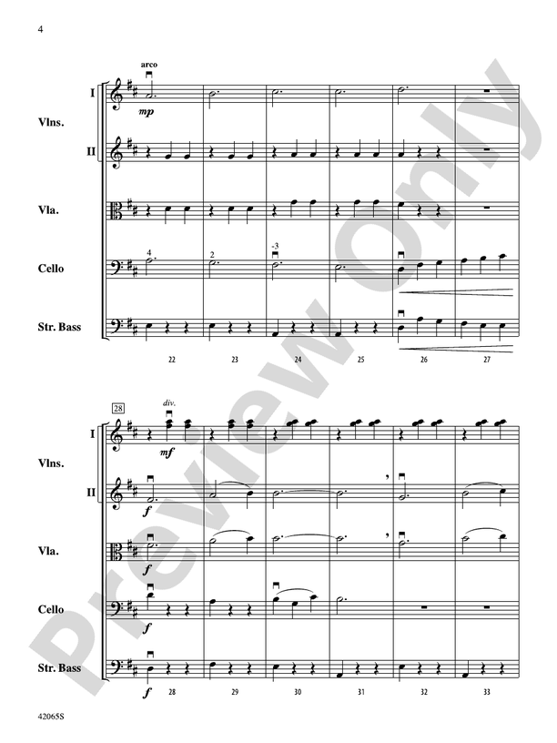 Les Patineurs – String Orchestra Conductor Score & Parts (Digital Download)