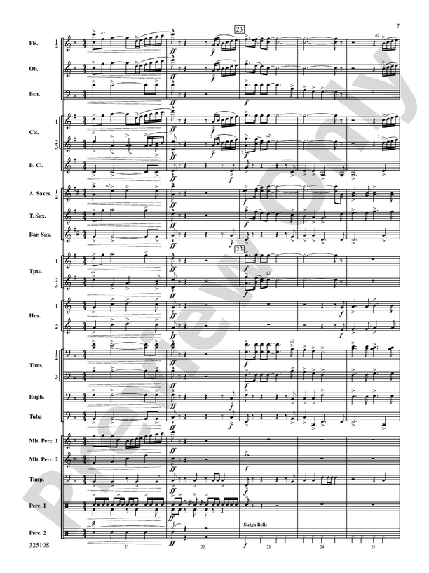 A Christmas Fantasy - Concert Band Conductor Score & Parts (Digital Download)