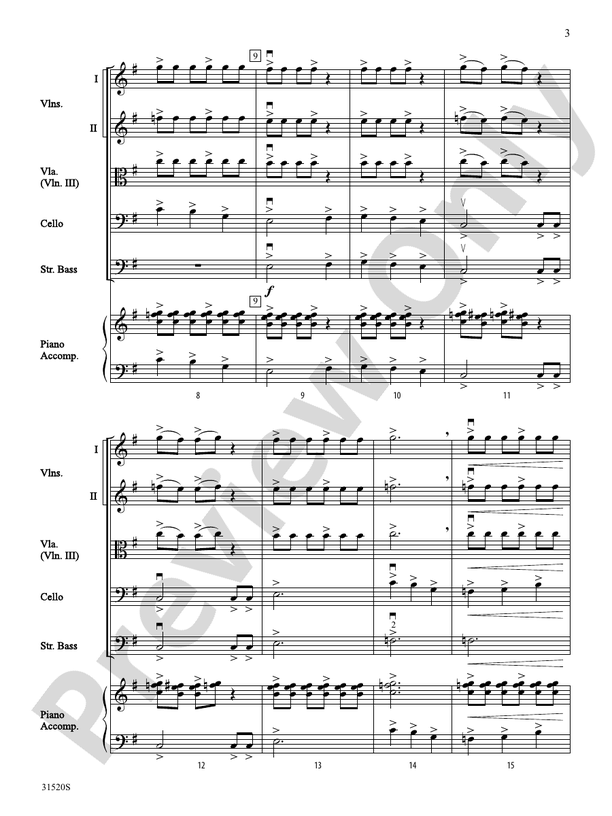 Warriors of Beijing – String Orchestra Conductor Score & Parts (Digital Download)