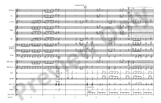 Down to the Nightclub / What Is Hip? – Marching Band Conductor Score & Parts (Digital Download)
