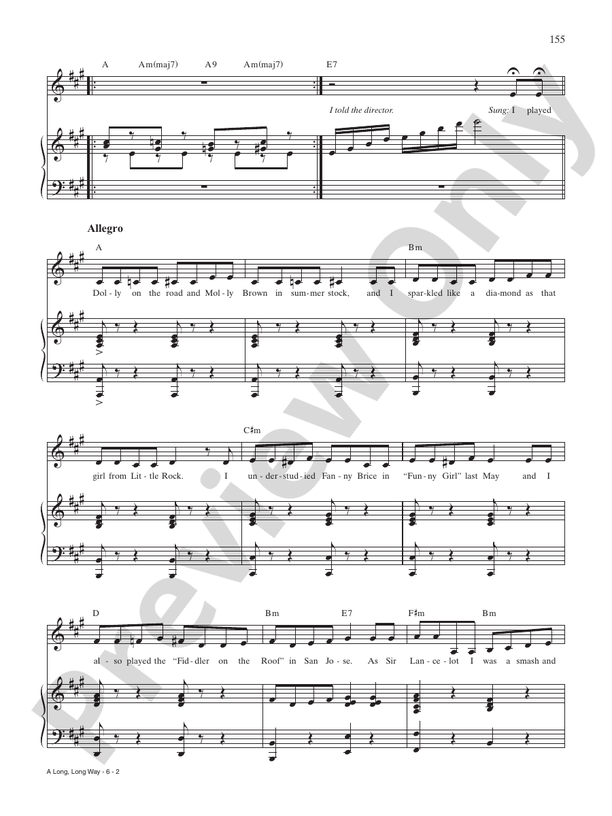 A Long, Long Way (from Nunsensations) - PVG (Digital Download)