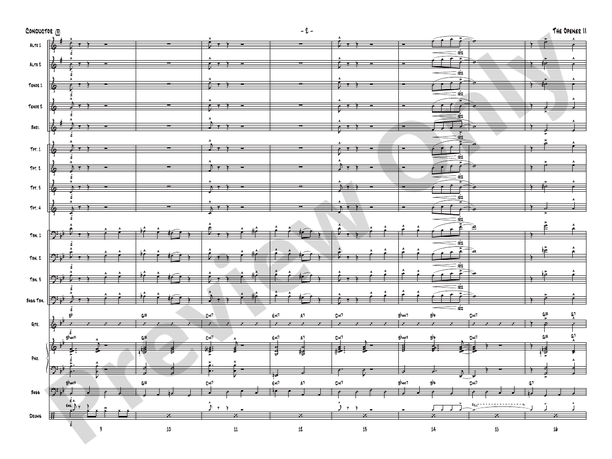 The Opener II - Jazz Ensemble Conductor Score & Parts (Digital Download)