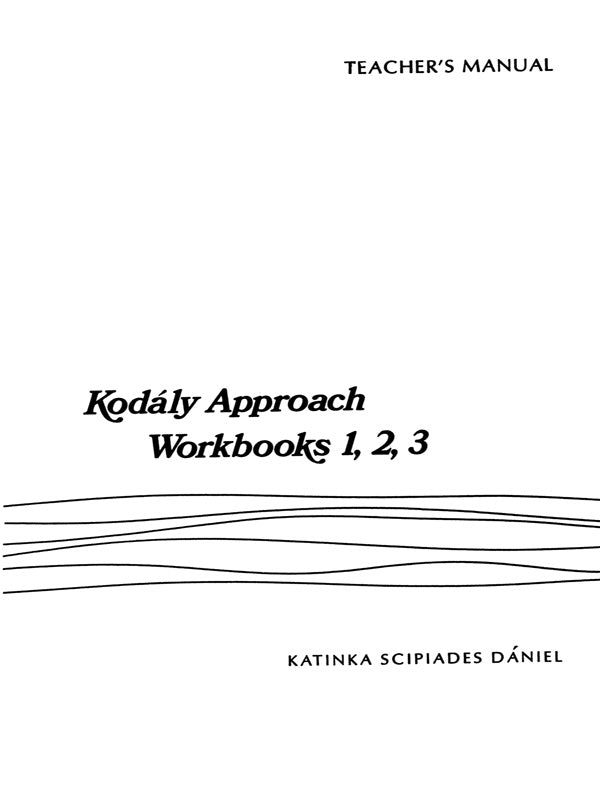 KODALY APPROACH TEACH MAN BK 1-2