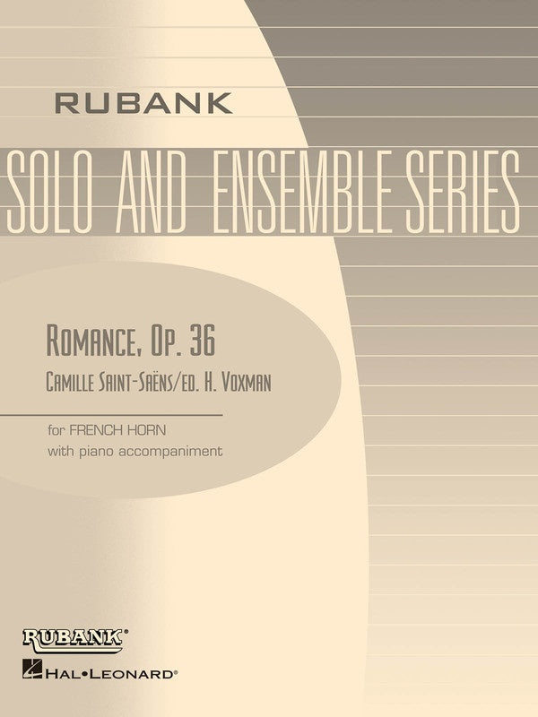 Saint-Saens - Romance Op36 - French Horn/Piano Accompaniment Rubank 4477719