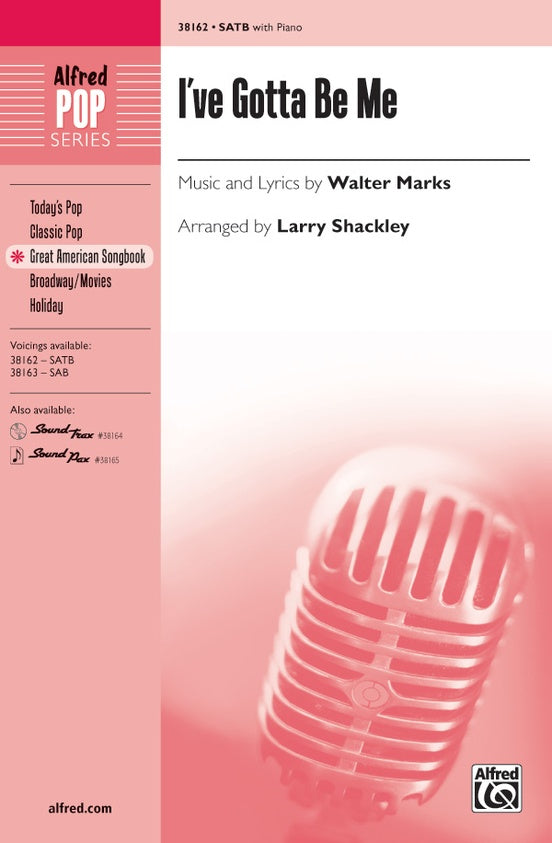 I've Gotta Be Me – SATB Choral Octavo (Digital Download)
