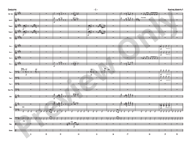 Hunting Wabbits 3 (Get Off My Lawn) – Jazz Ensemble Conductor Score & Parts (Digital Download)
