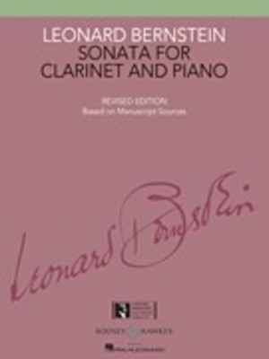 Sonata for Clarinet and Piano - Revised Edition Book Only - Leonard Bernstein - Clarinet Boosey & Hawkes