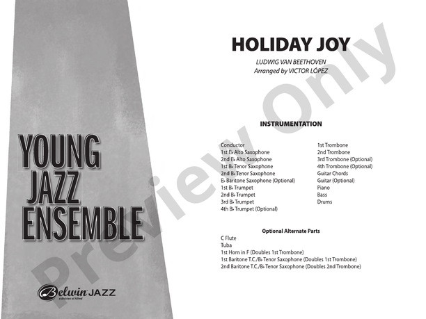 Holiday Joy - Jazz Ensemble Conductor Score & Parts (Digital Download)