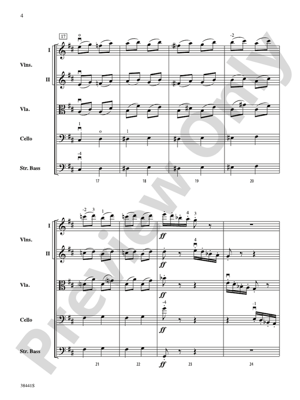 February: Carnival (from The Seasons) – String Orchestra Conductor Score & Parts (Digital Download)