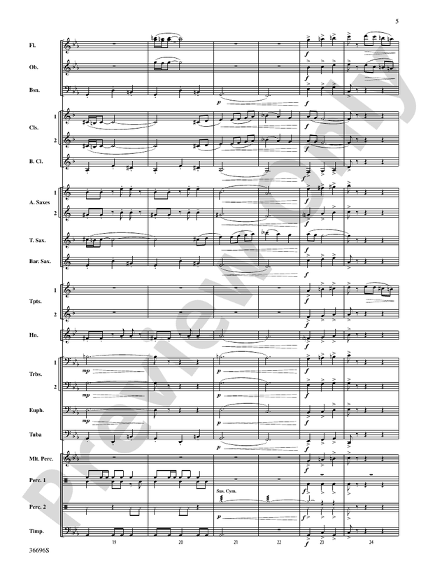 La Madre de los Gatos - Concert Band Conductor Score & Parts (Digital Download)