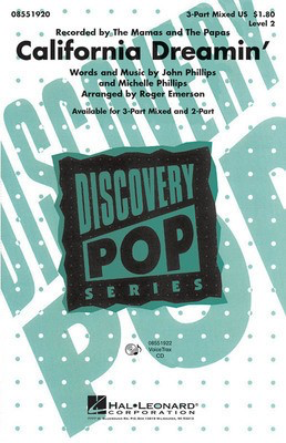 California Dreamin' - John Phillips|Michelle Phillips - 3-Part Mixed Roger Emerson Hal Leonard Octavo