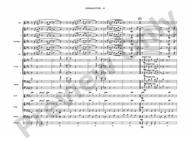 A Salute to Benny Goodman - Jazz Ensemble Conductor Score & Parts (Digital Download)