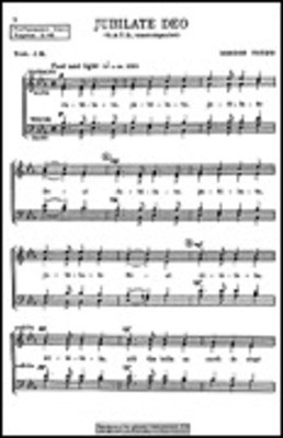 Jubilate Deo - Gordon Young - SATB Shawnee Press Choral Score Octavo