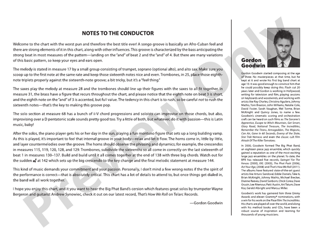 Howdiz Songo? - Jazz Ensemble Conductor Score & Parts(Digital Download)