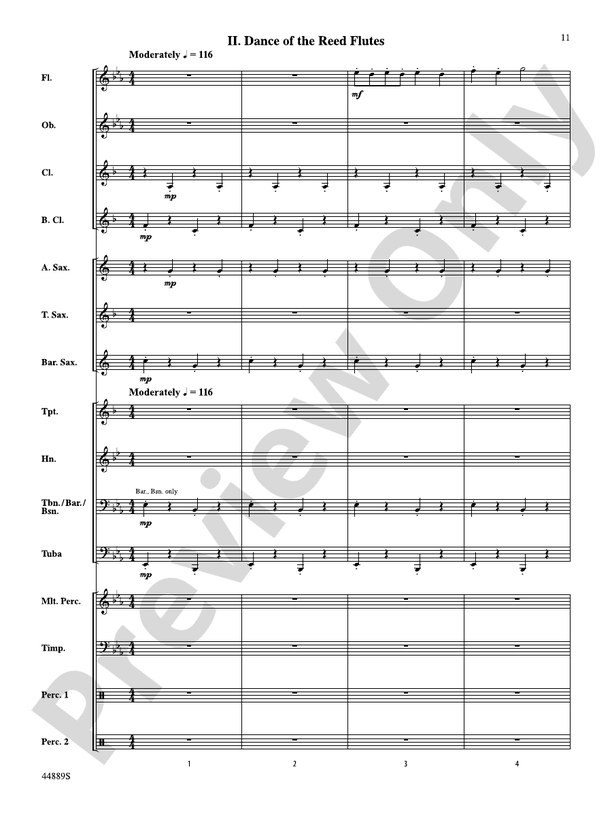 Three Miniature Nutcrackers - Concert Band Conductor Score & Parts (Digital Download)