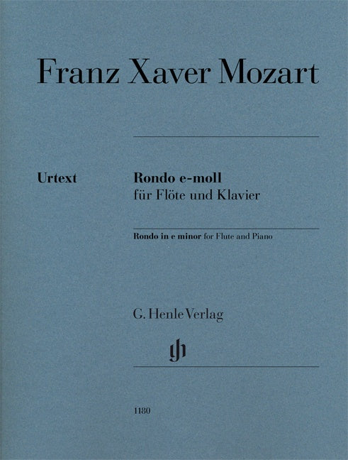 Mozart FX - Rondo in Emin - Flute/Piano Accompaniment Henle HN1180