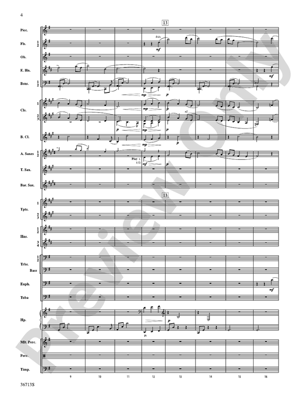 Hymnsong Variants - Concert Band Conductor Score & Parts (Digital Download)