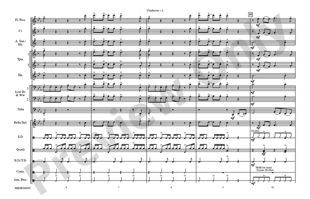 Le Freak – Marching Band Conductor Score & Parts (Digital Download)