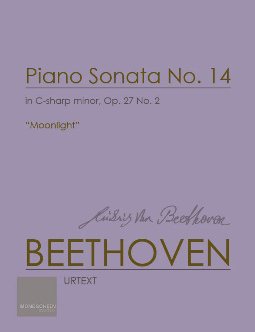 Beethoven - Piano Sonata No. 14, Op.27 No.2 (Moonlight) - Piano Solo Mondschein MSP528496