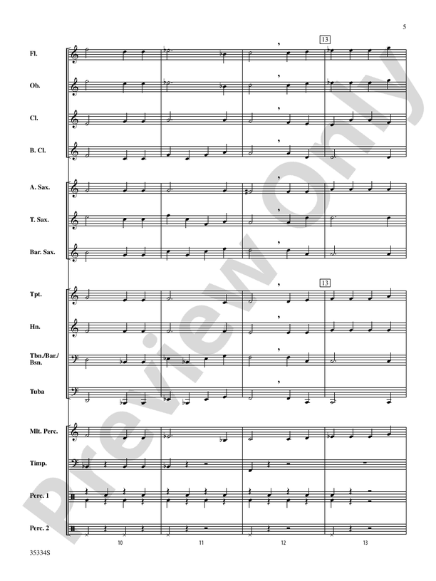 Belwin Very Beginning Band Kit #7 - Concert Band Conductor Score & Parts (Digital Download)