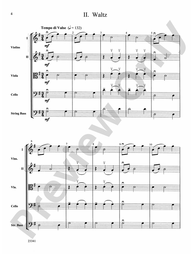 Musical Moods in G – String Orchestra Conductor Score & Parts (Digital Download)