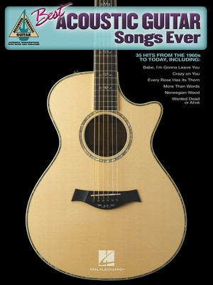 Best Acoustic Guitar Songs Ever - Guitar Hal Leonard Guitar TAB with Lyrics & Chords