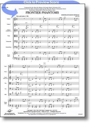 Frontier Phantoms - Deborah Baker Monday - FJH Music Company Score